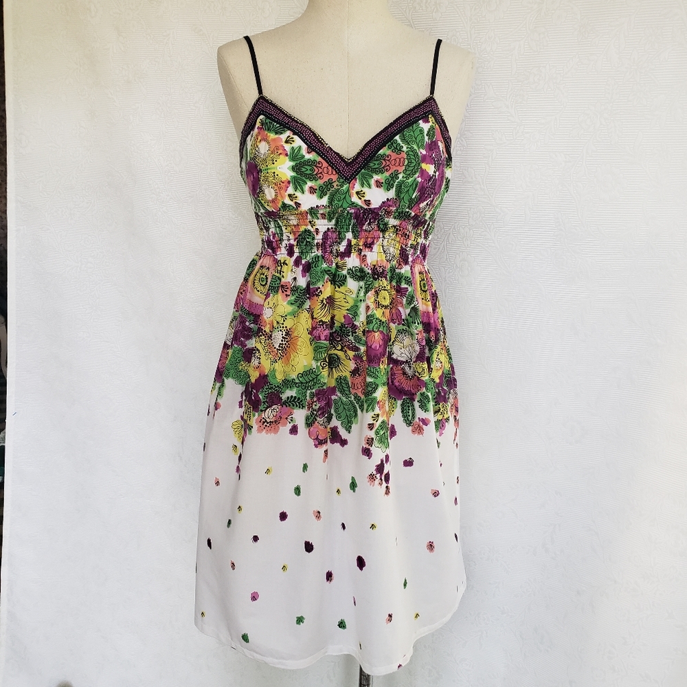 Rampage A-Line V-Neck Casual Cami Dress